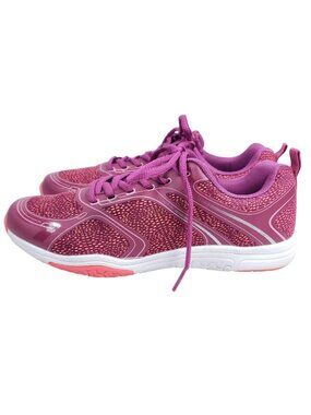Crivit Athletic Running Shoes Women's Size 7 Red Fabric Lightweight